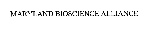 MARYLAND BIOSCIENCE ALLIANCE