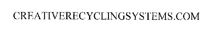 CREATIVERECYCLINGSYSTEMS.COM