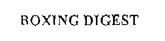 BOXING DIGEST