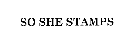 SO SHE STAMPS