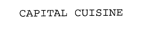 CAPITAL CUISINE