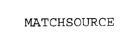 MATCHSOURCE