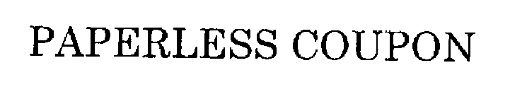 PAPERLESS COUPON