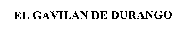 EL GAVILAN DE DURANGO