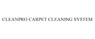 CLEANPRO CARPET CLEANING SYSTEM