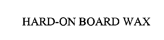 HARD-ON BOARD WAX