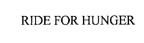 RIDE FOR HUNGER