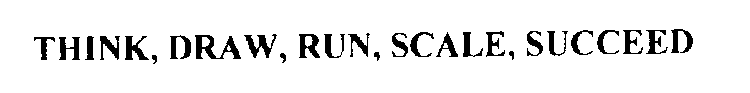 THINK, DRAW, RUN, SCALE, SUCCEED