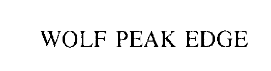 WOLF PEAK EDGE