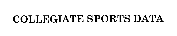 COLLEGIATE SPORTS DATA