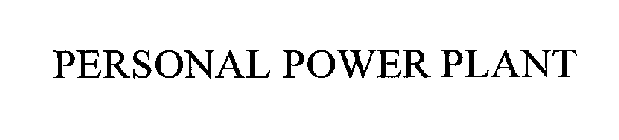 PERSONAL POWER PLANT