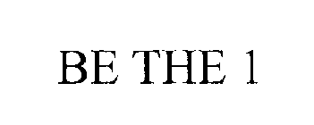 BE THE 1