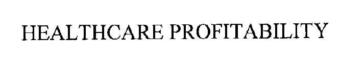 HEALTHCARE PROFITABILITY