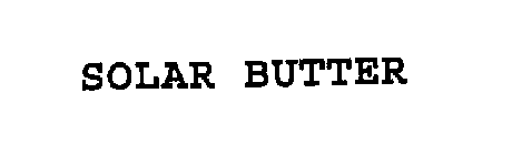 SOLAR BUTTER