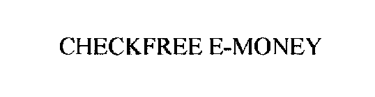 CHECKFREE E-MONEY