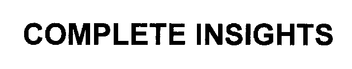 COMPLETE INSIGHTS