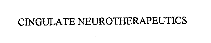 CINGULATE NEUROTHERAPEUTICS