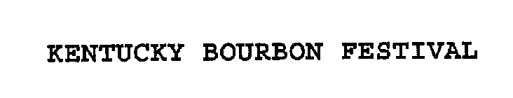 KENTUCKY BOURBON FESTIVAL