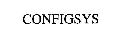 CONFIGSYS