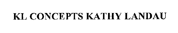 KL CONCEPTS KATHY LANDAU