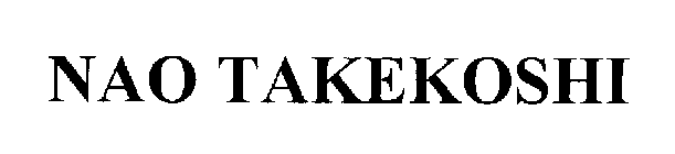 NAO TAKEKOSHI