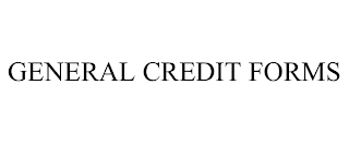 GENERAL CREDIT FORMS