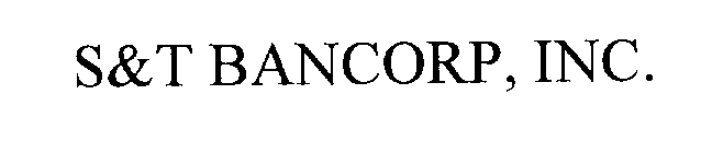 S&T BANCORP, INC.