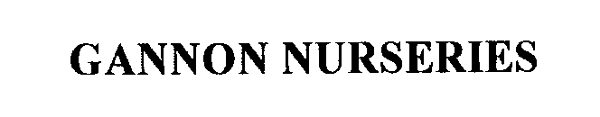 GANNON NURSERIES