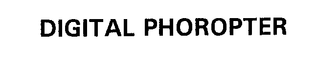 DIGITAL PHOROPTER