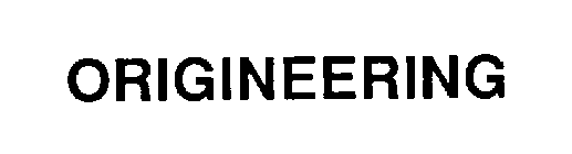 ORIGINEERING