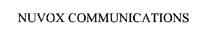 NUVOX COMMUNICATIONS