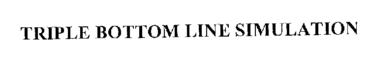 TRIPLE BOTTOM LINE SIMULATION