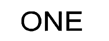 ONE