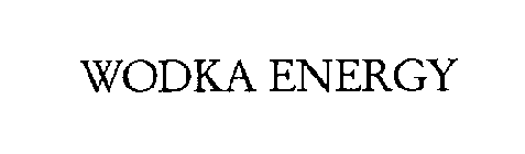 WODKA ENERGY