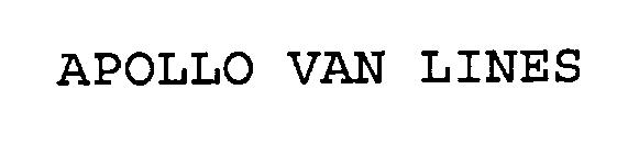 APOLLO VAN LINES