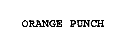 ORANGE PUNCH