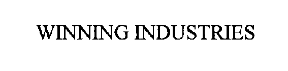 WINNING INDUSTRIES