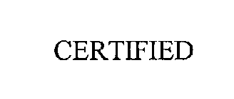 CERTIFIED