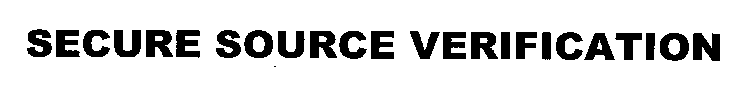 SECURE SOURCE VERIFICATION