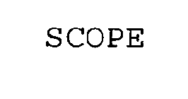 SCOPE