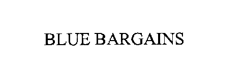 BLUE BARGAINS