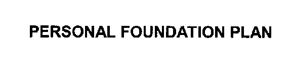 PERSONAL FOUNDATION PLAN