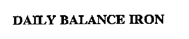 DAILY BALANCE IRON