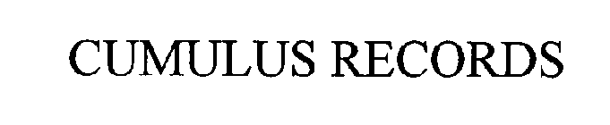 CUMULUS RECORDS