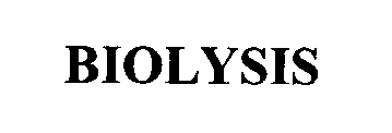 BIOLYSIS