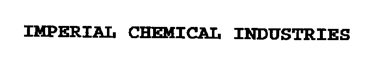 IMPERIAL CHEMICAL INDUSTRIES