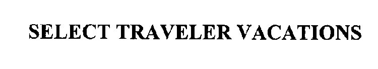 SELECT TRAVELER VACATIONS