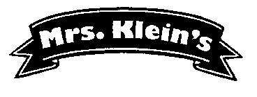 MRS. KLEIN'S