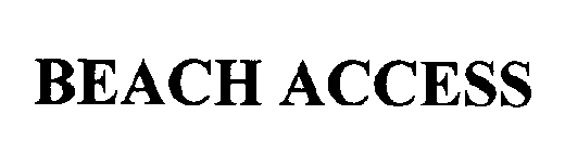 BEACH ACCESS
