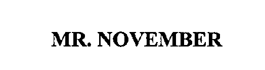 MR. NOVEMBER